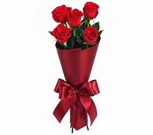 Букет 5 Красных роз Эдлесс Лав в Шудаяге