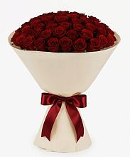 Букет 101 Бордовая роза Блэк Бакарра в Шудаяге