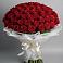 Букет 101 Красная роза Блэк Мэджик в Шудаяге