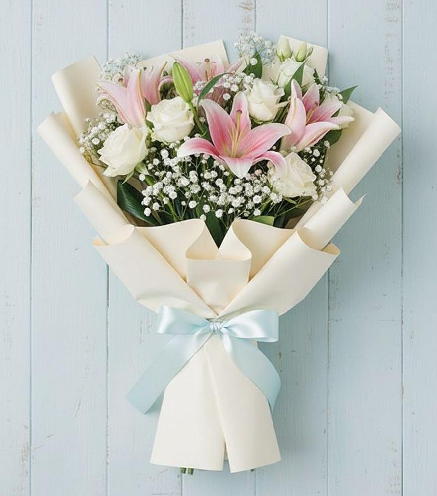 Букет цветов из: Лилии в Шудаяге