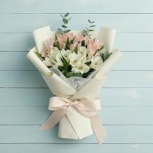 Букет цветов из:  Альстромерии в Шудаяге