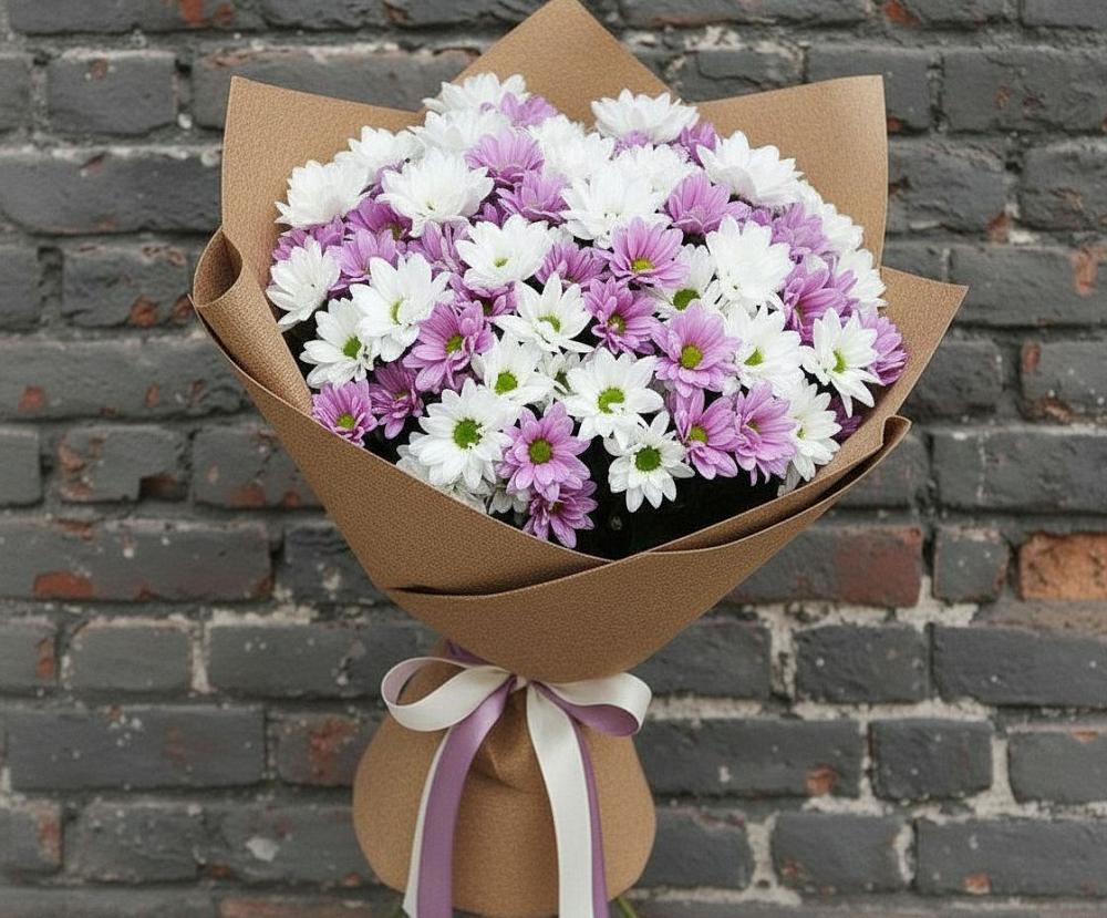 Букет цветов из: Хризантемы в Шудаяге