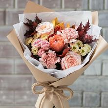 Букет цветов из:  Гвоздики, Хризантемы и Розы в Шудаяге