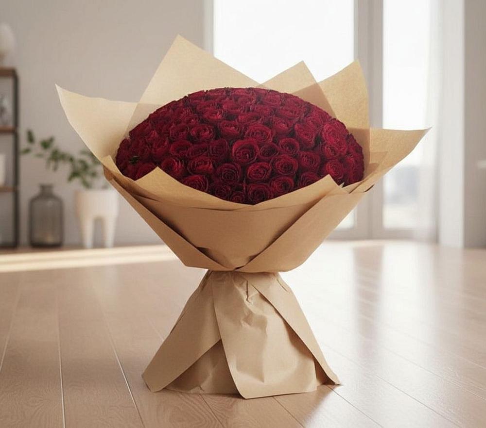 Букет 101 Красная роза в Шудаяге