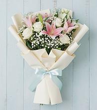 Букет цветов из:  Лилии в Шудаяге