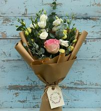 Букет цветов из:  Розы и Лизиантусы #REPLACE_PRED# Шудаяге